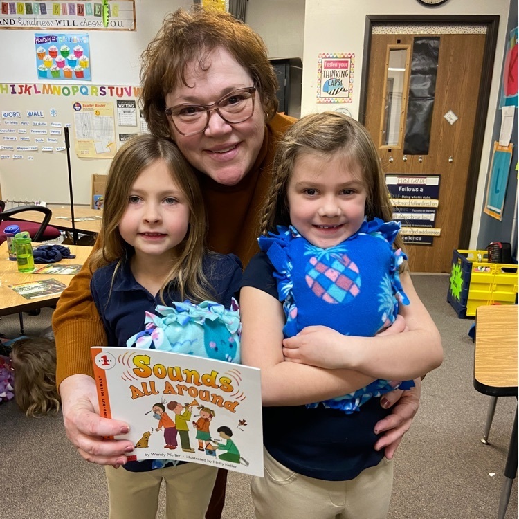 teacher with students
